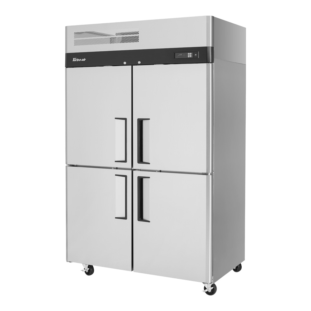 Turbo Air M3R47-4-N — Reach-In Refrigerator with 4 Solid Doors, 51.77"W x 30.71"D x 77.95"H, 42.1 cu ft