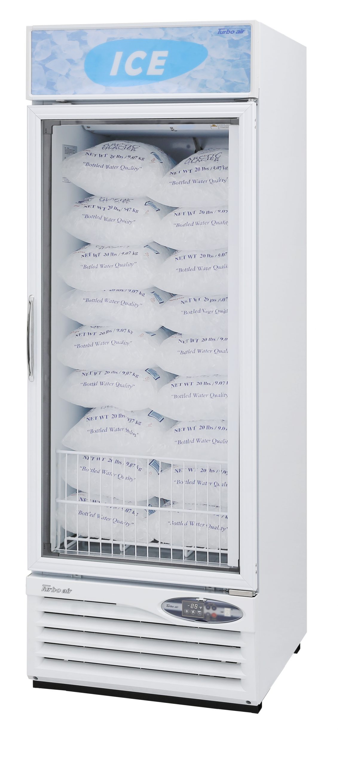 Turbo Air TGIM-23H*-N-L — Reach-In Freezer with 1 Glass Door, 27"W x 28"D x 78"H, 17.3 cu ft