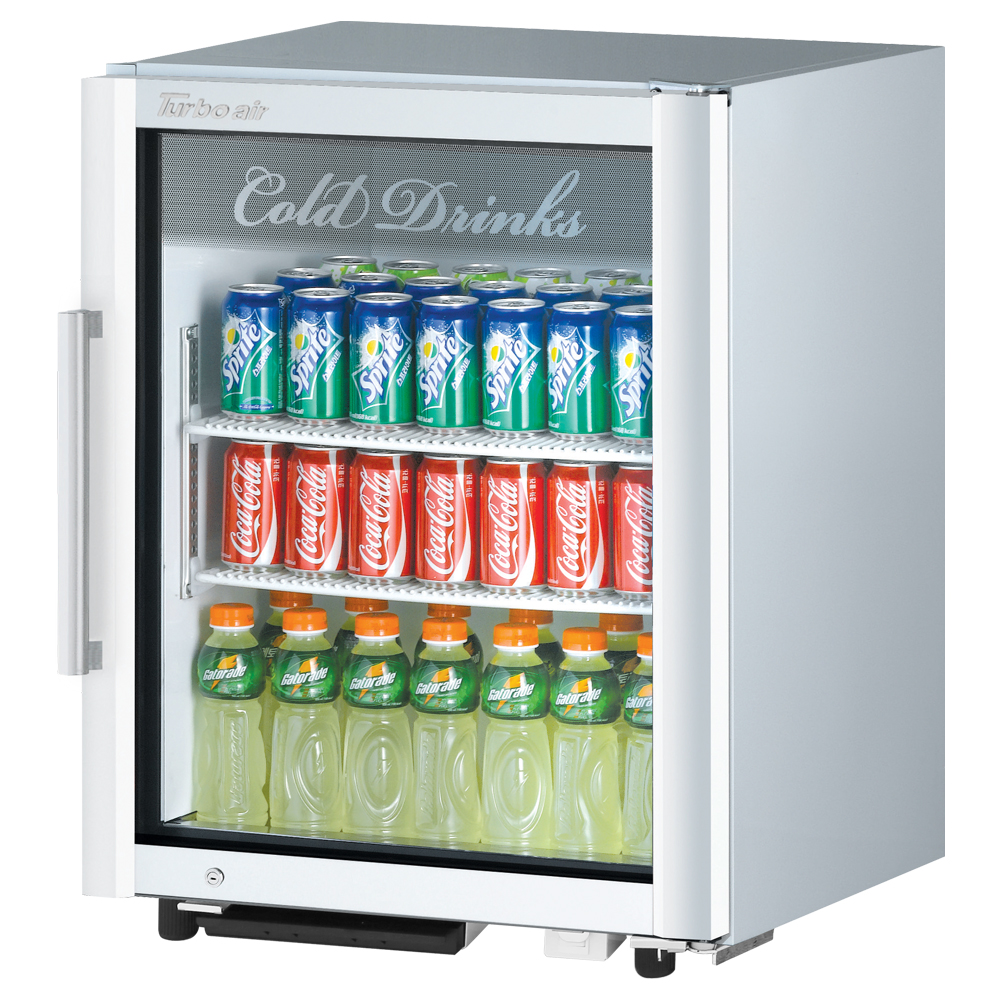 Turbo Air TGM-5SD*-N6 — Reach-In Refrigerator with 1 Glass Door, 25"W x 21"D x 31"H, 4.45 cu ft