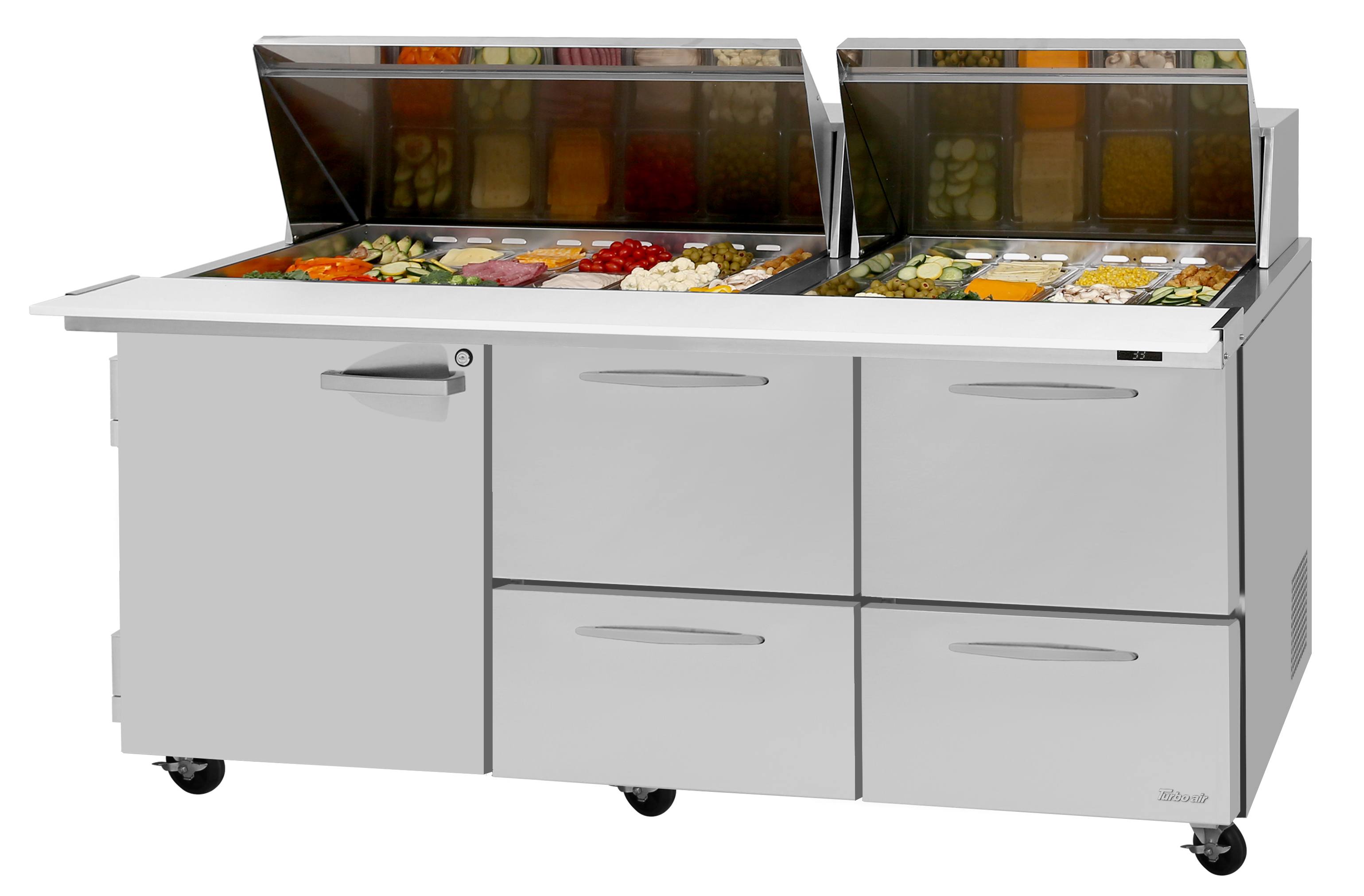 PST-72-30-D4R(L)-N - Turbo Air Refrigerator Manufacturer :Turbo