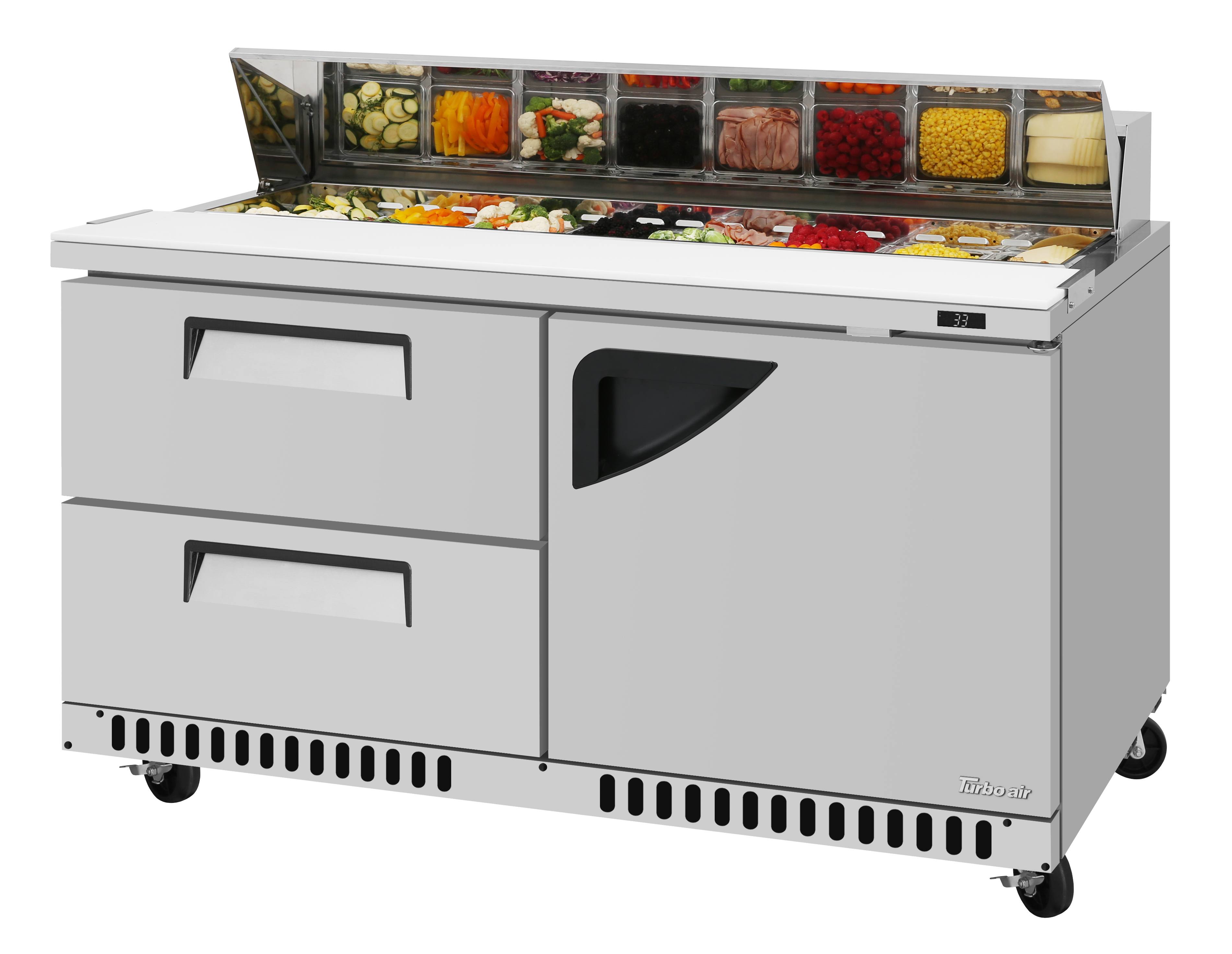 TST-60SD-D2R(L)-FB-N - Turbo Air Refrigerator Manufacturer :Turbo