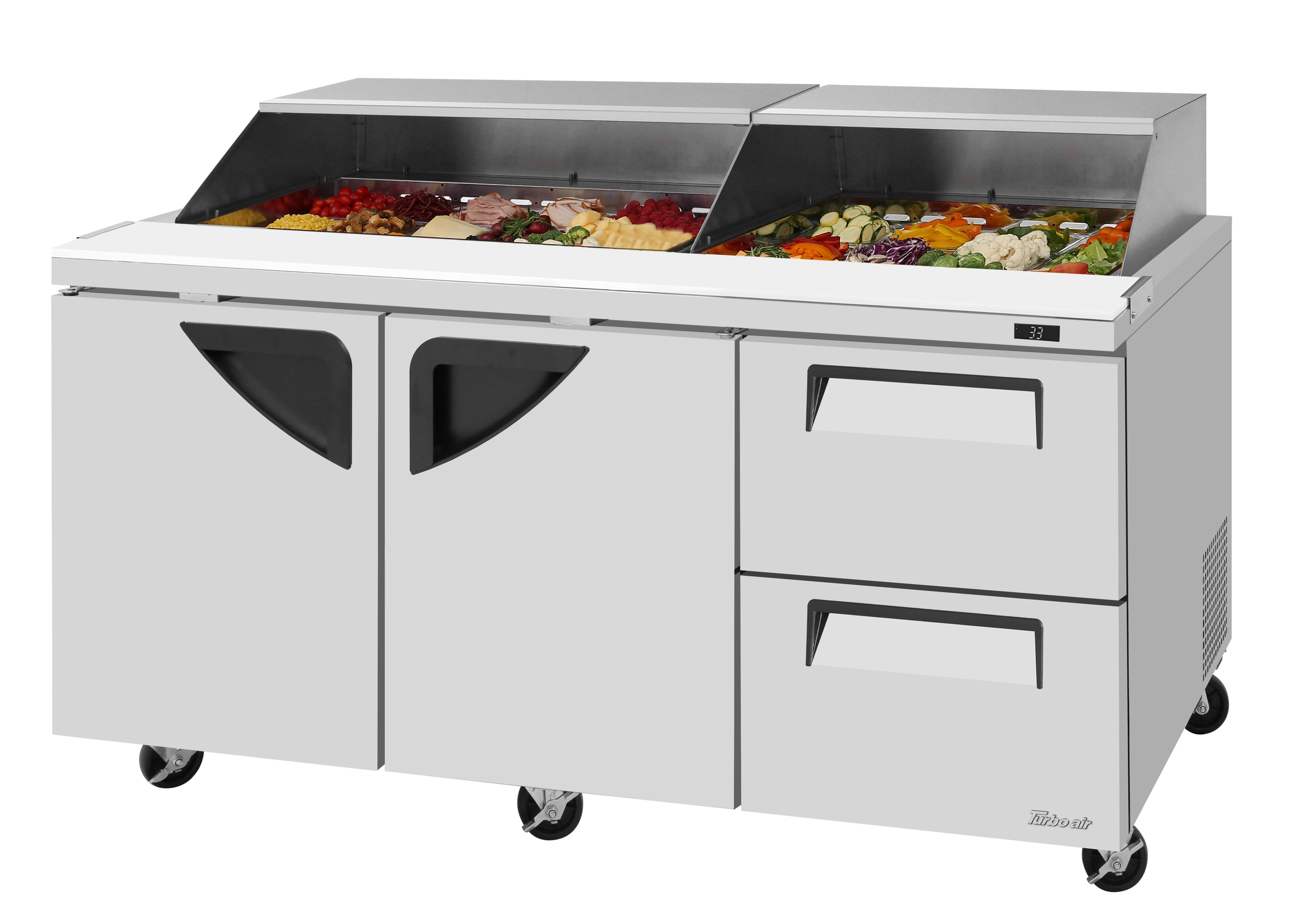 P-22/72シリーズ トランシーバー 6台セット TST-72SD-LRD2-N-SL - Turbo Air Refrigerator Manufacturer :Turbo